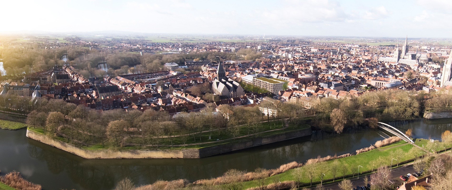 Centrale ligging in hartje Ieper